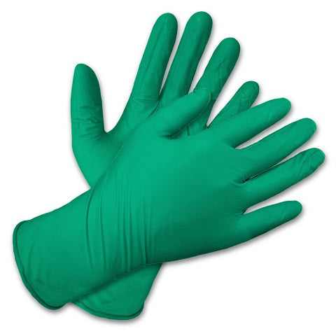 Green Shield Nitrile Examination Gloves