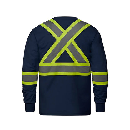 S05995 - Paramount - Cotton Long Sleeve Hi-Vis T-Shirt